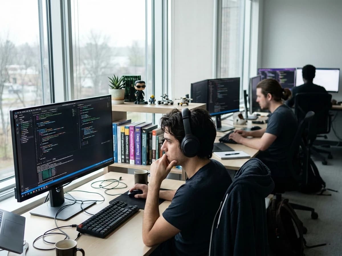 Business-App-Entwicklungsteam baut eine moderne Anwendung