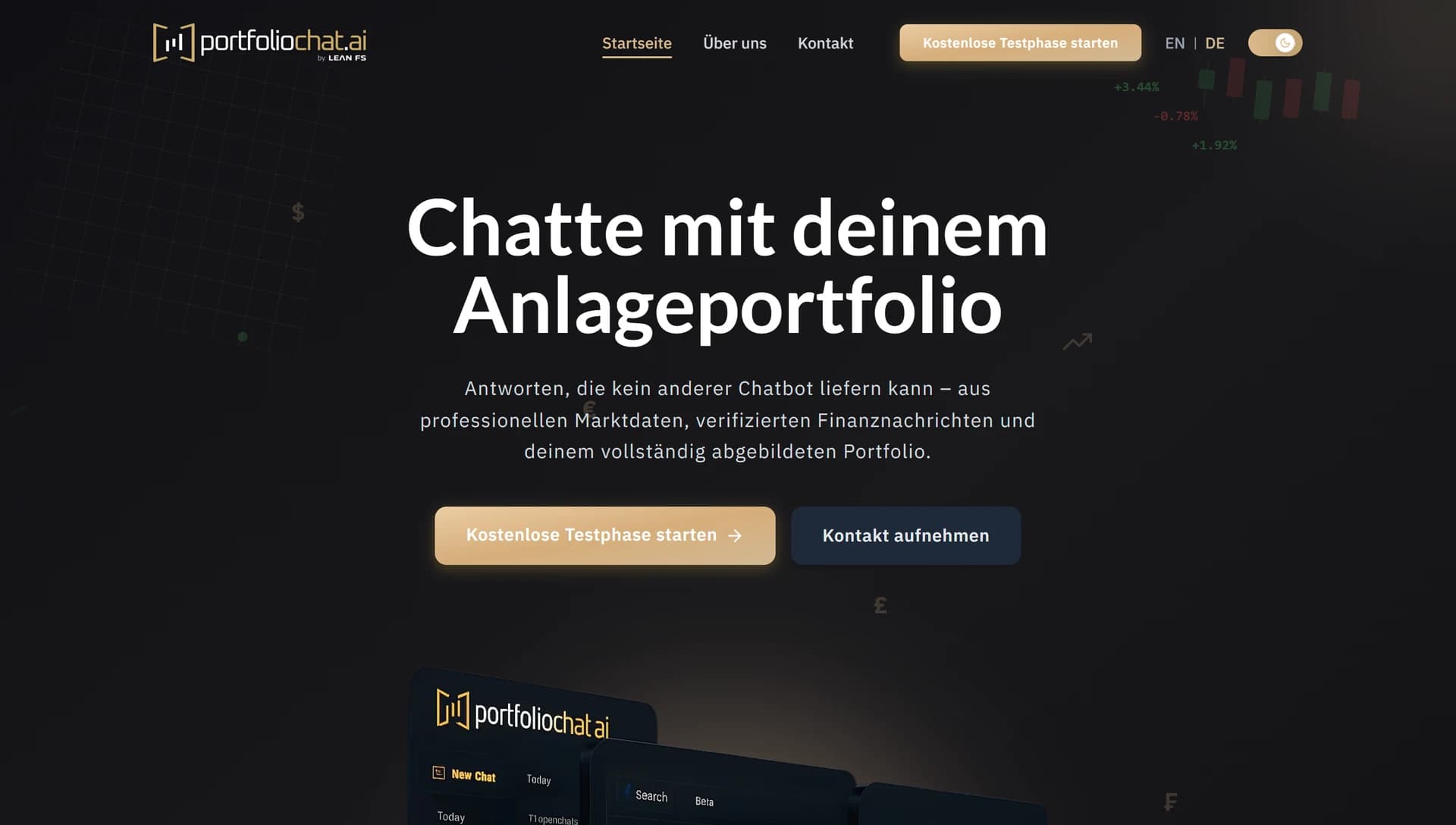 PortfolioChat preview